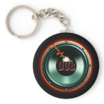DUB RED HOT WOOFER t-shirts Key Chain
