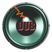 DUB RED HOT WOOFER t-shirts Round Stickers