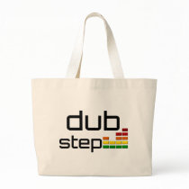Dub Step Music with Stereo Equalizer Canvas Bags