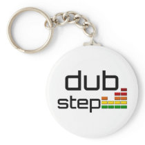 Dub Step Music with Stereo Equalizer Keychains