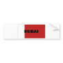 Dubai Bumper Sticker