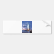 Dubai Burj Al Arab Hotel (by St.K) Bumper Stickers