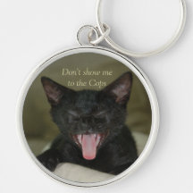 Dubai Kitten-Sticking out his tongue Key Chains