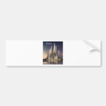 dubai Towers (by St.K) Bumper Stickers