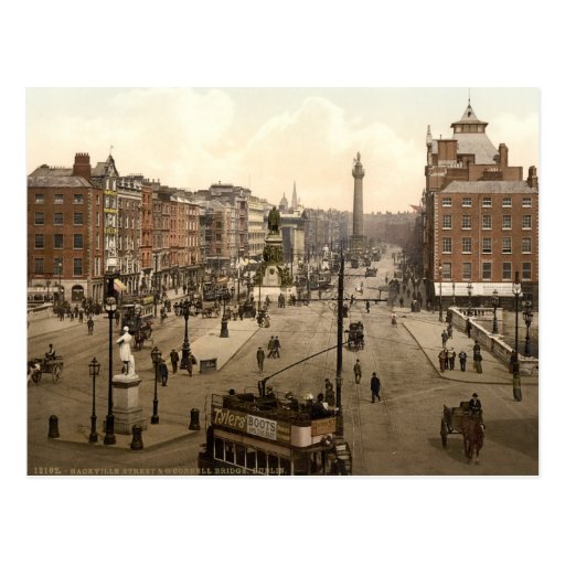 Dublin City View Postcard