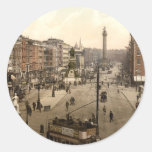 Dublin City View Round Stickers