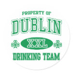 Dublin Drinking Team Stickers