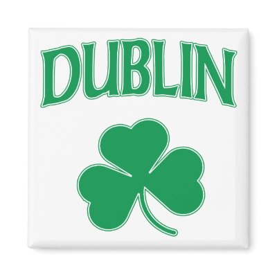 Dublin Irish Magnet by irishprideshirts