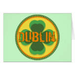 Dublin Irish T-shirts and Gifts Greeting Card