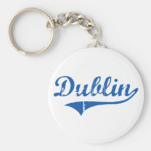Dublin New Hampshire Classic Design Key Chain