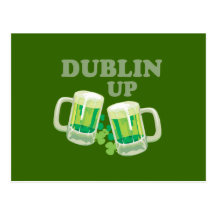 DUBLIN UP POST CARD