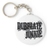 Dubplate Junkie Vinyl collector Dubstep DJ Keychain