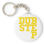 Dubstep Blockletter (Gold) Keychain