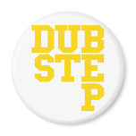 Dubstep Blockletter (Gold) Fridge Magnets