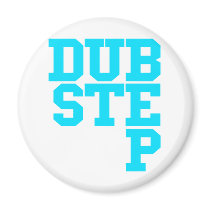 Dubstep Blockletter Refrigerator Magnets