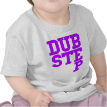 Dubstep Blockletter (Purple) Tee Shirts
