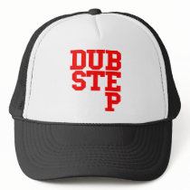 Dubstep Blockletter (Red) Mesh Hat