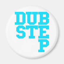 Dubstep Blockletter Refrigerator Magnets