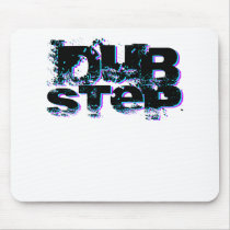 Dubstep Blue and Pink Mousepad