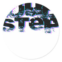 Dubstep Blue and Pink Stickers