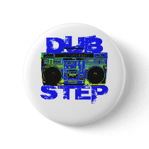 Dubstep Blue Boombox Pins