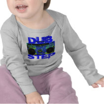 Dubstep Blue Boombox T Shirt