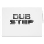 Dubstep Greeting Card