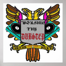 dubstep coat of arms poster
