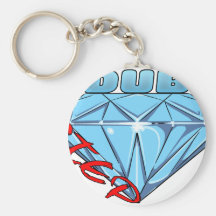 Dubstep Diamond Key Chain