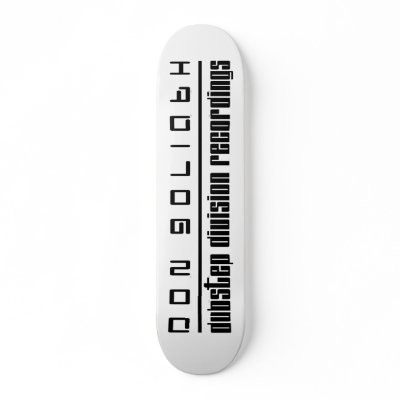 Dubstep Division Recordings Skate Board by DonGoliath