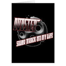 Dubstep Dub step shirt hat hoodie music download Greeting Card