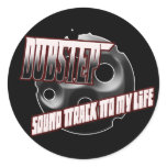 Dubstep Dub step shirt hat hoodie music download Round Stickers