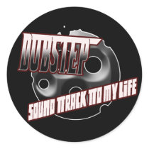Dubstep Dub step shirt hat hoodie music download Round Stickers
