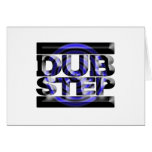 DUBSTEP dub step t shirt blue spin rusko caspa Greeting Card