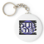 DUBSTEP dub step t shirt blue spin rusko caspa Keychains