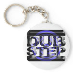 DUBSTEP dub step t shirt blue spin rusko caspa Key Chain
