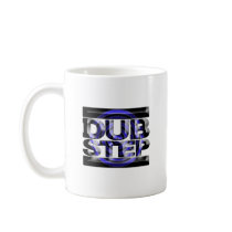 DUBSTEP dub step t shirt blue spin rusko caspa Mug