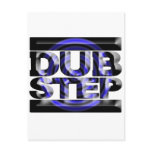 DUBSTEP dub step t shirt blue spin rusko caspa Post Card