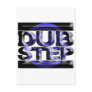 DUBSTEP dub step t shirt blue spin rusko caspa Post Card
