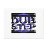 DUBSTEP dub step t shirt blue spin rusko caspa Postcard