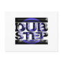 DUBSTEP dub step t shirt blue spin rusko caspa Postcard
