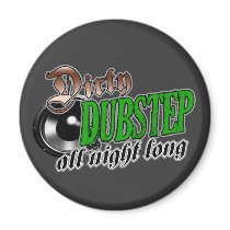Dubstep fan gift refrigerator magnets