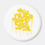Dubstep FatCap Citrus Gold Fridge Magnets