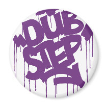 Dubstep FatCap Kush Purple Fridge Magnets