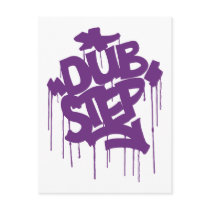 Dubstep FatCap Kush Purple Post Cards