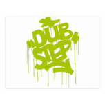 Dubstep FatCap Lime Post Cards