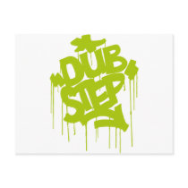 Dubstep FatCap Lime Post Cards