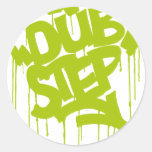 Dubstep FatCap Lime Sticker