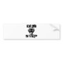 Dubstep Gas Mask Bumper Sticker