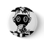 Dubstep Gas Mask Pin